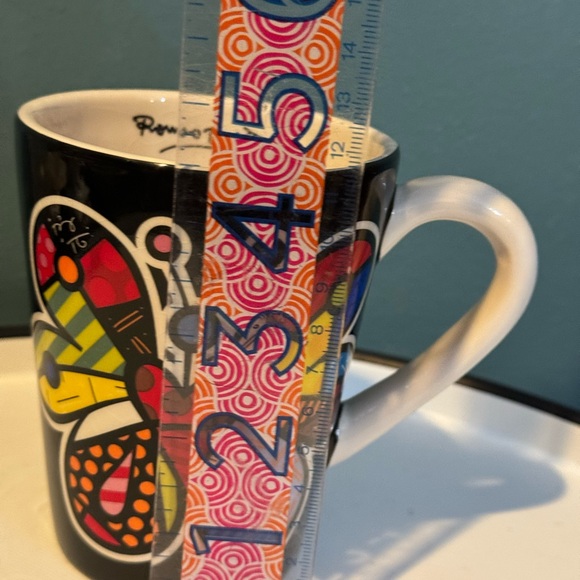 Romero BRITTO Colorful Butterfly Pop Art MUG 2009 - Picture 5 of 7